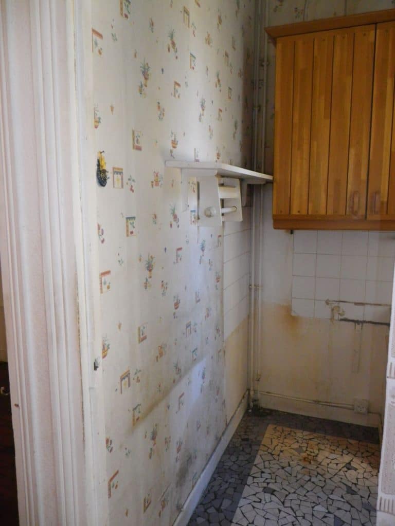 Photo du chantier, Rénovation appartement studio quartier Flachat à Asnières sur Seine de 20m2