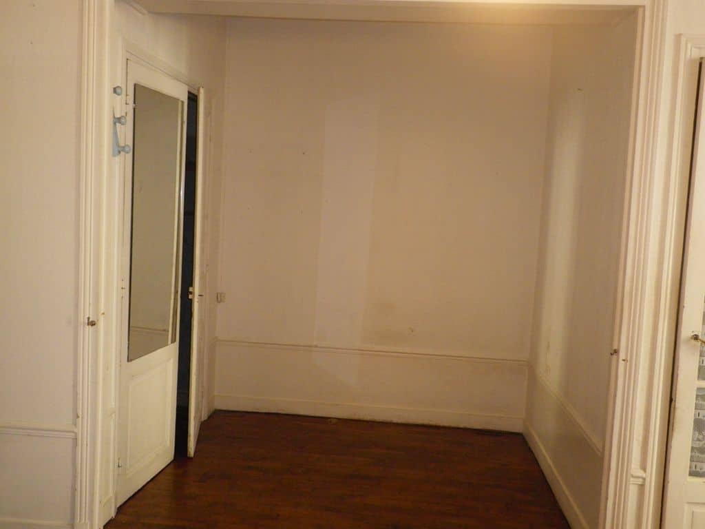 Salon, Rénovation appartement studio quartier Flachat à Asnières sur Seine de 20m2