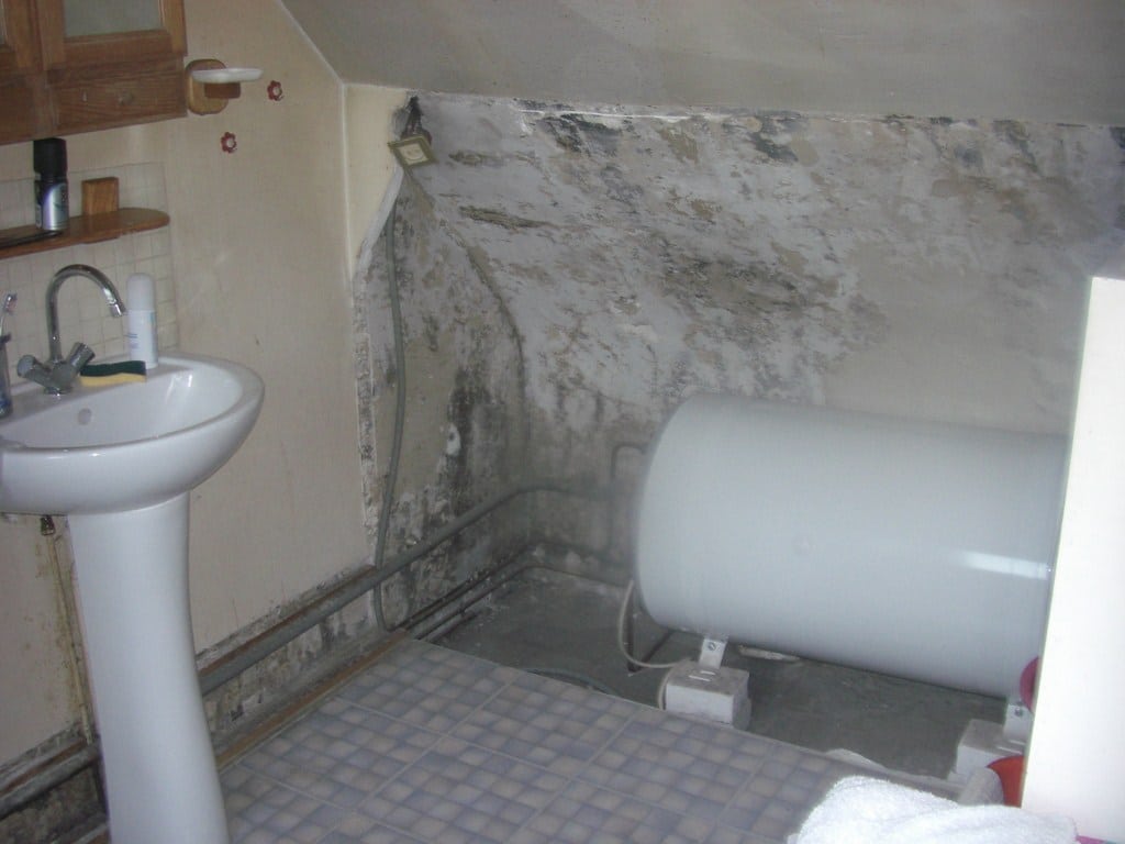 Salle de bain avant travaux (vue 3), Rénovation appartement à Gare d’Asnières sur Seine de 25m²