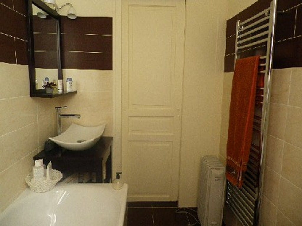 Salle de bain après travaux, Rénovation appartement quartier Levallois-Porte de Champerret de 85m²
