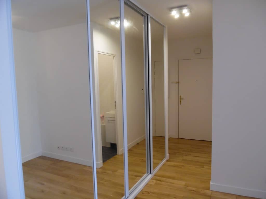 Entrée après travaux, Rénovation appartement quartier Anatole France LEVALLOIS PERRET 92300 de 67 m2