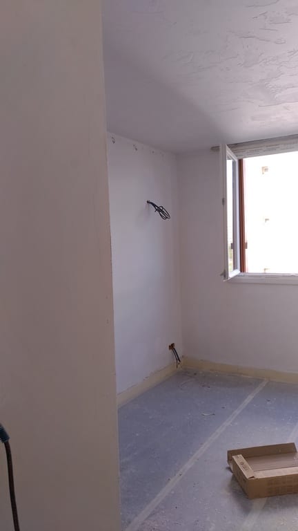 Chambre avant travaux, Rénovation appartement quartier VANVES MALAKOFF 92170 de 66 m2