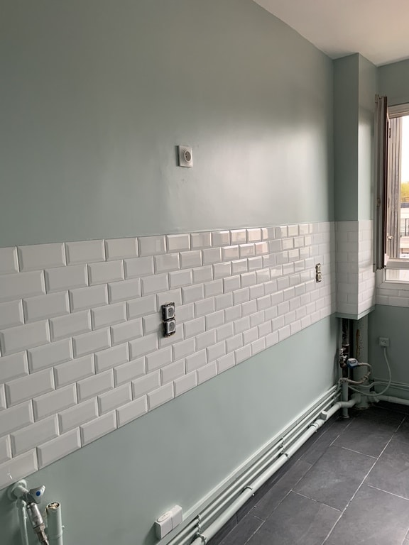 Cuisine après travaux, Rénovation appartement quartier Jules ferry MONTROUGE 92120 de 48 m2
