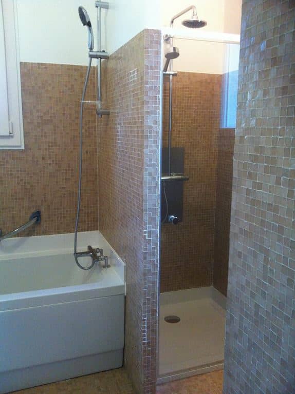 Douche après travaux, Rénovation maison LE VESINET de 200m²