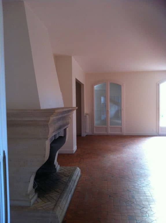Salon après travaux, Rénovation maison LE VESINET de 200m²
