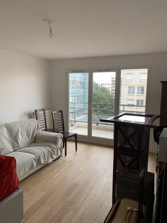 Salon après travaux, Rénovation appartement quartier mairie de Levallois 92300 Levallois Perret de 65 m2