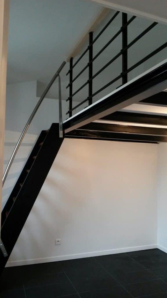 Mezzanine après travaux, Rénovation appartement quartier Guy Moquet-Place de Clichy PARIS 75017 de 35 m2