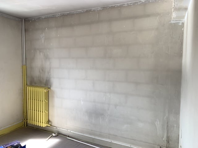 Chambre avant travaux, Rénovation appartement quartier Jules ferry MONTROUGE 92120 de 48 m2