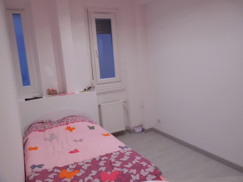 Chambre après travaux, Rénovation appartement à Levallois Perret de 15m²