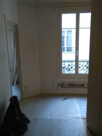 Chambre avant travaux, Rénovation appartement à Alésia PARIS 75014 de 36 m2