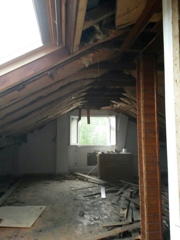 Chambre avant travaux, Rénovation Maison Chatillon 92320 de 80 m2