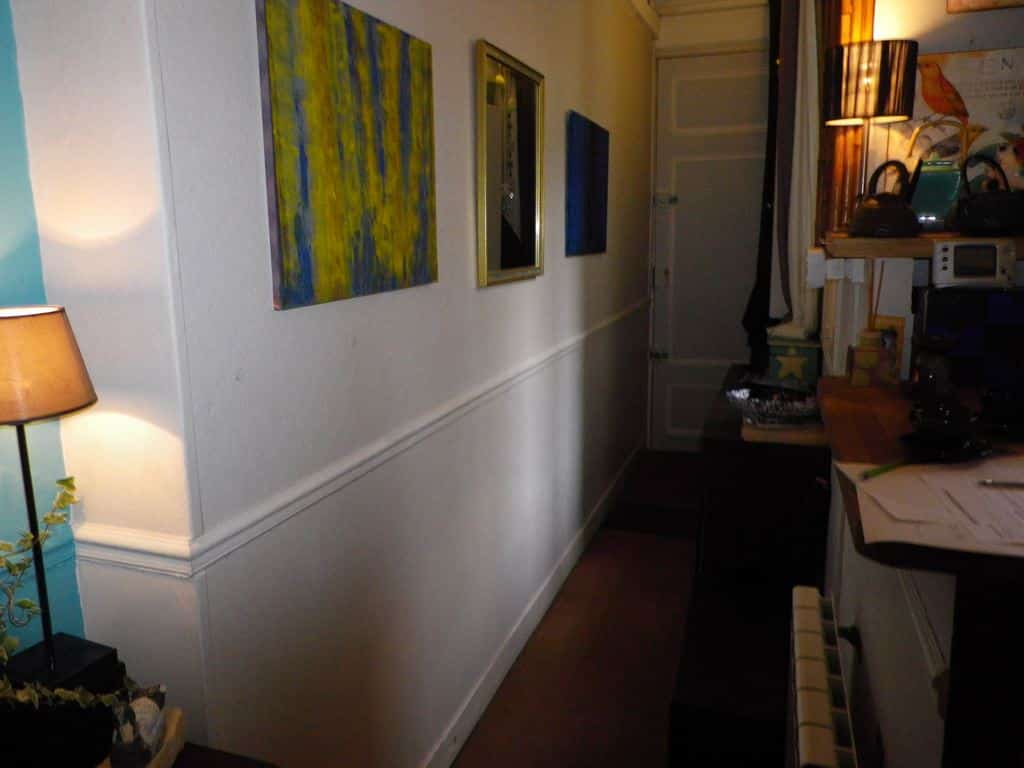 Couloir avant travaux, Rénovation appartement quartier Nation à PARIS 75020 de 50 m2