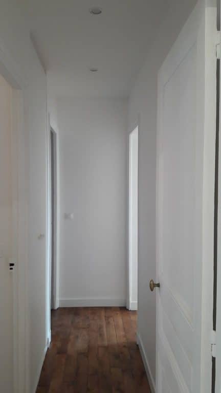 Chambre après travaux, Rénovation appartement à LEVALLOIS PERRET proche NEUILLY SUR SEINE de 70 m2