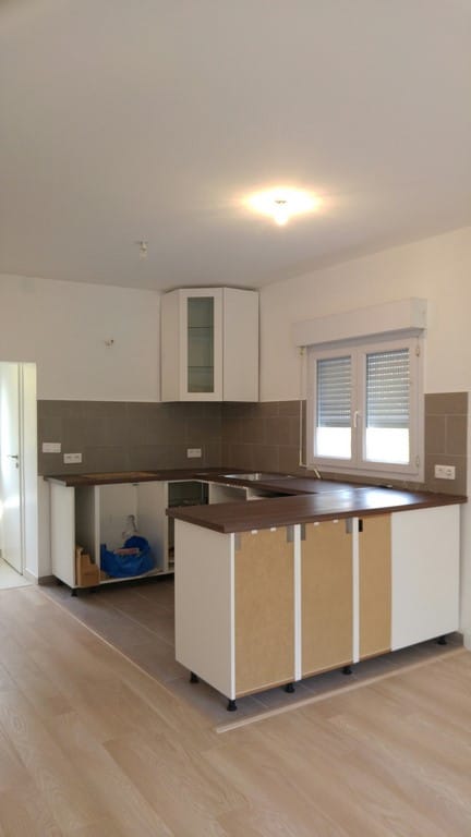 Cuisine après travaux, Rénovation Maison Chatillon 92320 de 80 m2