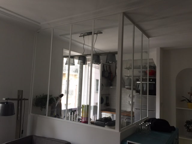 Cuisine après travaux, Rénovation appartement quartier Voltaire PARIS 75011 de 46 m2