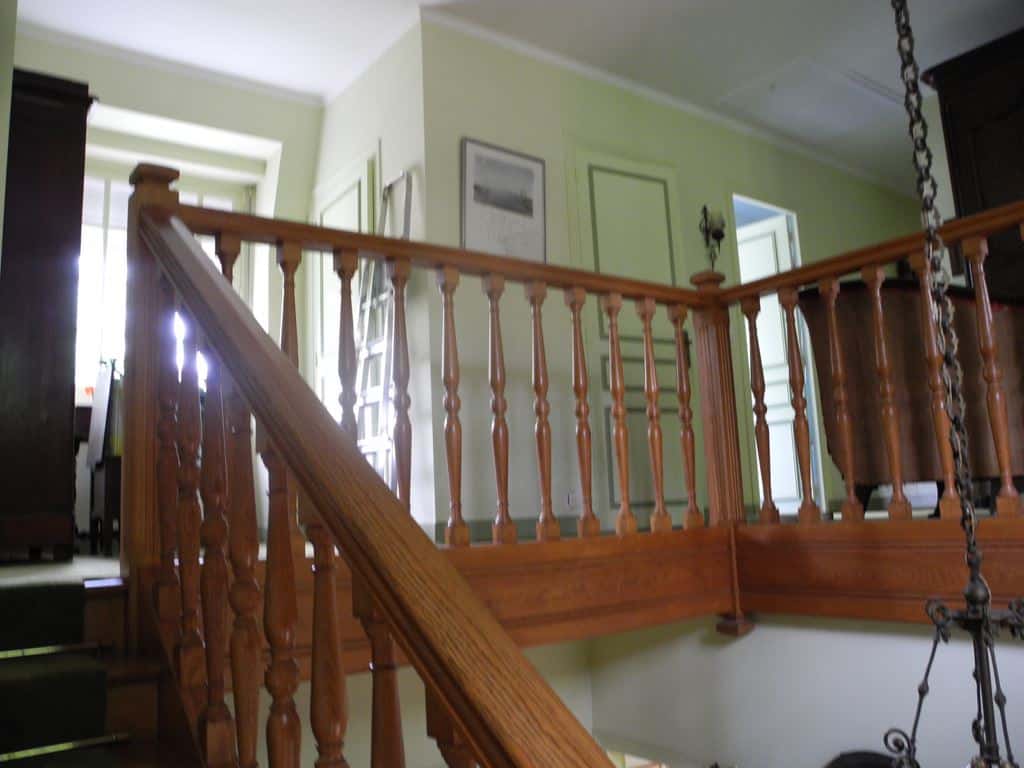 Escalier avant travaux, Rénovation maison LE VESINET de 200m²