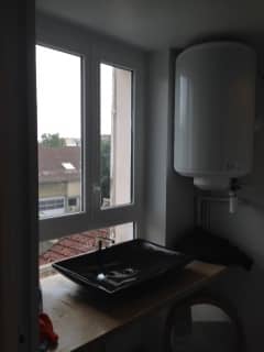 Meuble vasque après travaux, Rénovation appartement SAINT GERMAIN EN LAYE de 40 m2