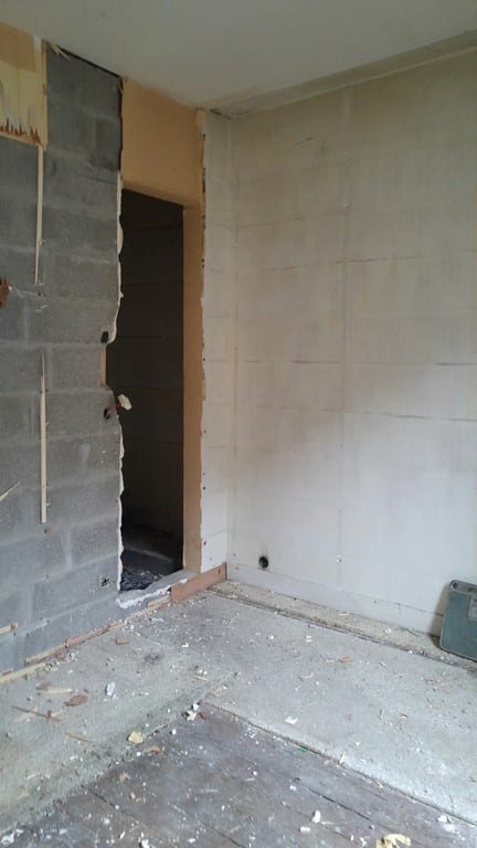 Salle de bain avant travaux, Rénovation appartement MONTROUGE 92120 de 51 m2