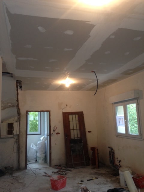 Salon avant travaux, Rénovation Maison Chatillon 92320 de 80 m2