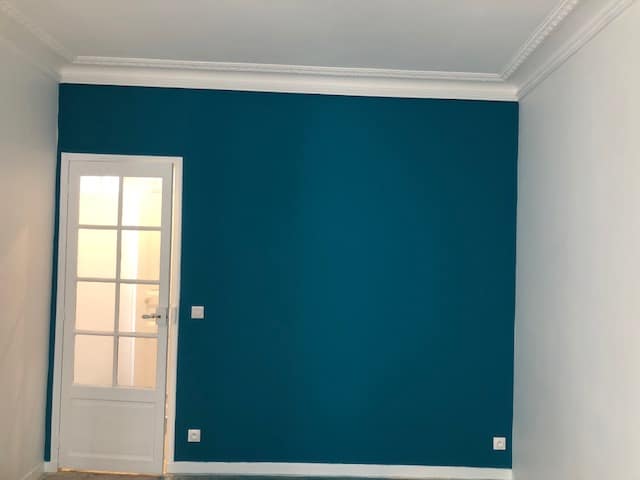 Salon après travaux, Rénovation appartement à Alésia PARIS 75014 de 36 m2
