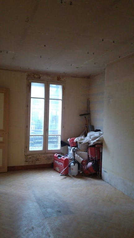 Salon avant travaux, Rénovation appartement MONTROUGE 92120 de 51 m2