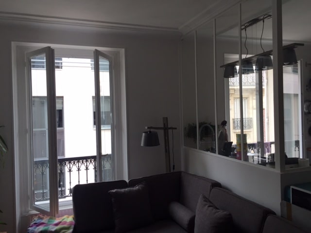 Cuisine après travaux (vue 2), Rénovation appartement quartier Voltaire PARIS 75011 de 46 m2