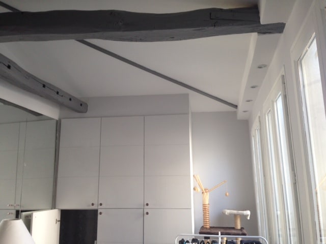 Salon après travaux, Rénovation appartement quartier Bastille PARIS 75011 de 36 m2